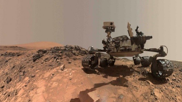 <p>
	&nbsp;Проектът на Nasa на Марс Curiosity. <em>Снимка: Ройтерс</em></p>
