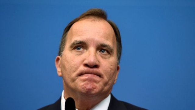 <p>
	Премиерът на Швеция Стефан Льовен. <em>Снимка: Ройтерс</em></p>
