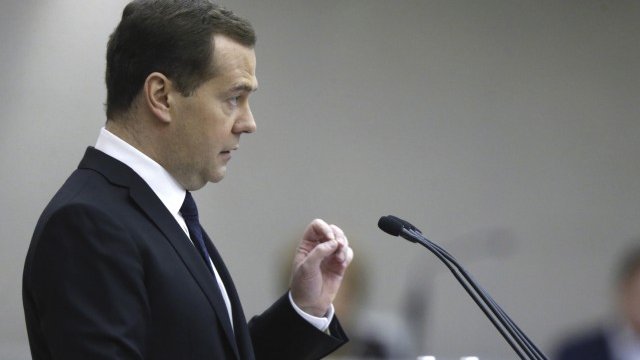 <p style="text-align: justify;">
	Mинистър-председателят на Русия Дмитрий Медведев. <em>Снимка: архив Ройтерс</em></p>
