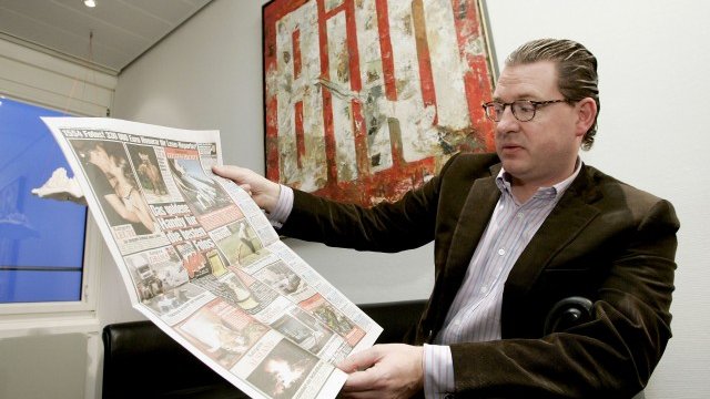 <p>
	Главният редактор на таблоида Кай Дикман бе на няколкомесечно обучение в Калифорния. <em>Снимка: Ройтерс</em></p>
