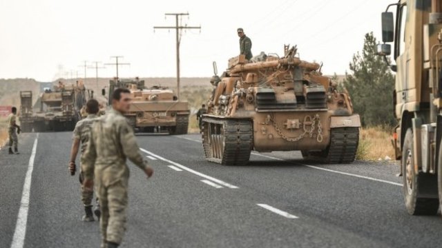 <p>
	<span font-size:="" pt="" style="color: rgb(102, 102, 102); font-family: ">Сили на турската армия.&nbsp;</span><em font-size:="" pt="" style="color: rgb(102, 102, 102); font-family: ">Снимка: Getty</em></p>
