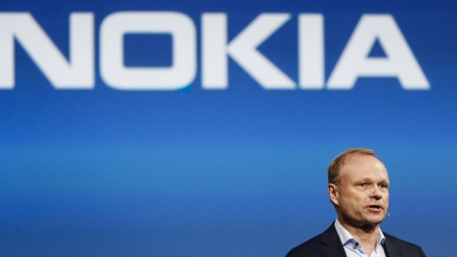 <p>
	Главният изпълнителен директор на Nokia Пека Лундмарк.&nbsp;<em>Снимка:&nbsp;Roni Rekomaa/Bloomberg</em></p>
