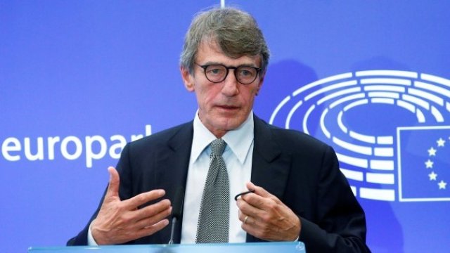 <p>
	Новият председател на Европейския парламент Давид Сасоли.&nbsp;<em>Снимка: Ройтерс</em></p>
