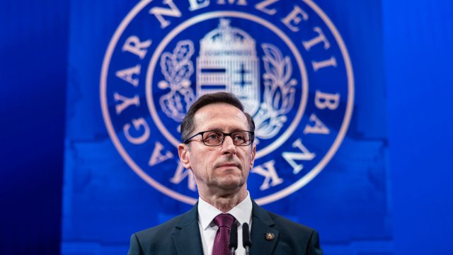 Управителят на централната банка на Унгария Михали Варга. Снимка: Bloomberg