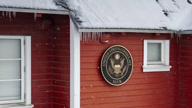 Американското консулство в Нуук, Гренландия. Снимка: БГНЕС/EPA/MADS CLAUS RASMUSSEN