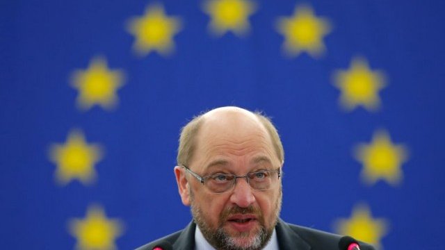 <p>
	Мартин Шулц. <em>Снимка: архив, Ройтерс</em></p>
