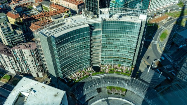 Централата на UniCredit в Милано. Снимка: : Francesca Volpi/Bloomberg