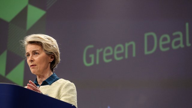 Председателят на ЕК Урсула фон дер Лайен. Снимка: Bloomberg LP