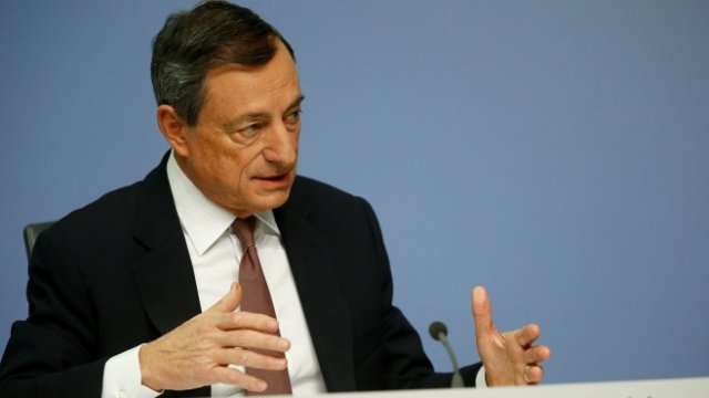 <p>
	Марио Драги, управител на ЕЦБ. <em>Снимка: Архив Ройтерс</em></p>
