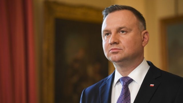 <p>
	Полският президент Анджей Дуда. <em>Снимка: Bloomberg</em></p>
