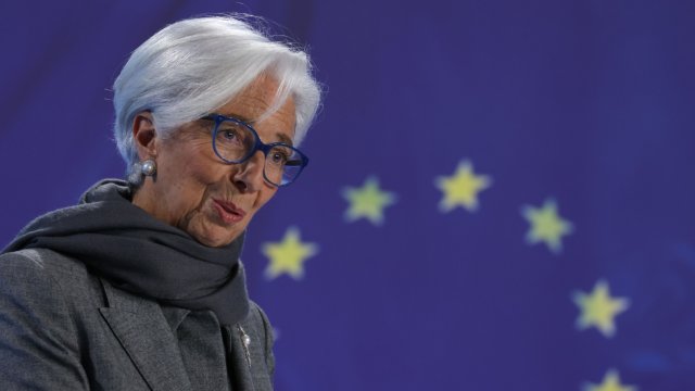 Председателят на ЕЦБ Кристин Лагард. Снимка: Bloomberg LP
