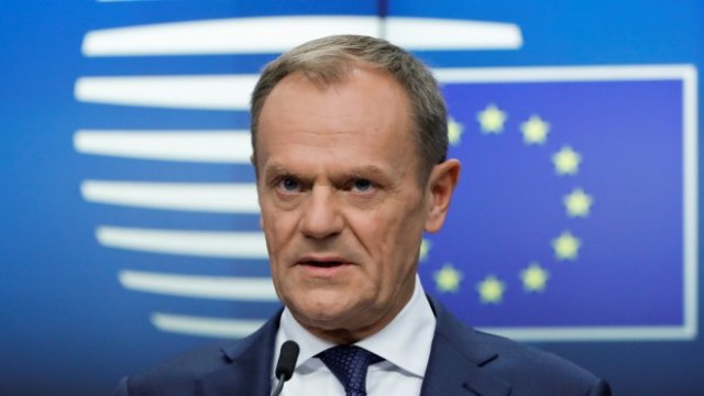 <p>
	Председателят на Европейския съвет Доналд Туск. <em>Снимка: Ройтерс</em></p>
