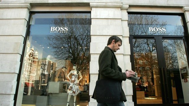 <p>
	Магазин на&nbsp;Hugo Boss в Лондон. Снимка: Getty Images News</p>
