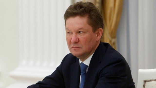 <p>
	Изпълнителният директор на &quot;Газпром&quot; Алексей Милер. <em>Снимка: Ройтерс</em></p>
