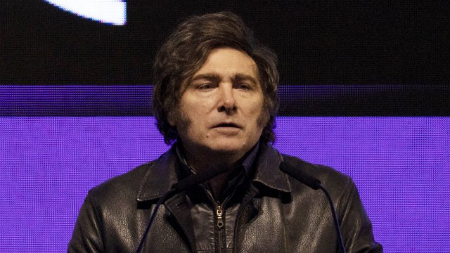 Президентът на Аржентина Хавиер Милей. Снимка: Bloomberg L.P.