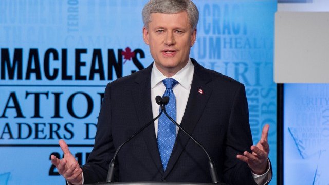 <p style="text-align: justify;">
	Министър-председателят на Канада Стивън Харпър. <em>Снимка: Ройтерс</em></p>
