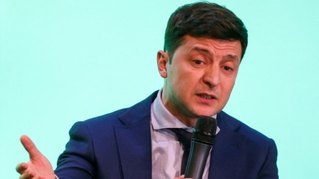 <p>
	Кандидатът за президент на Украйна Володимир Зеленски. <em>Снимка: Ройтерс</em></p>
