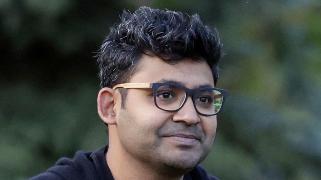 Бившият ръководител на Twitter Параг Агравал. Снимка: Bloomberg