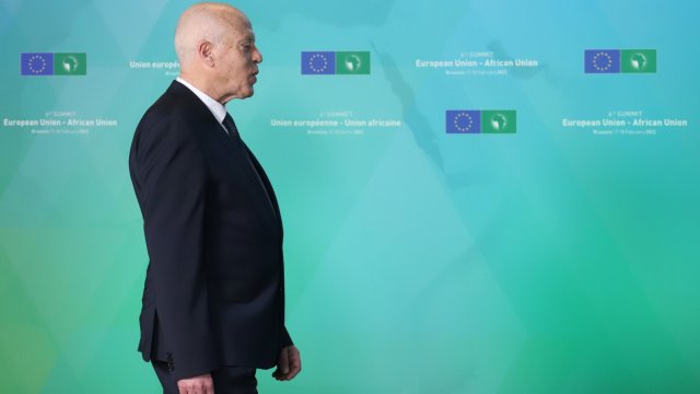 Каис Саид. Снимка: Valeria Mongelli/Bloomberg