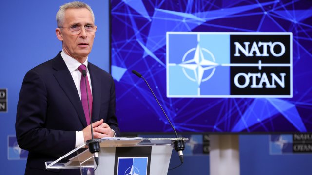 Генералният секретар на НАТО Йенс Столтенберг. Снимка: EPA/БГНЕС