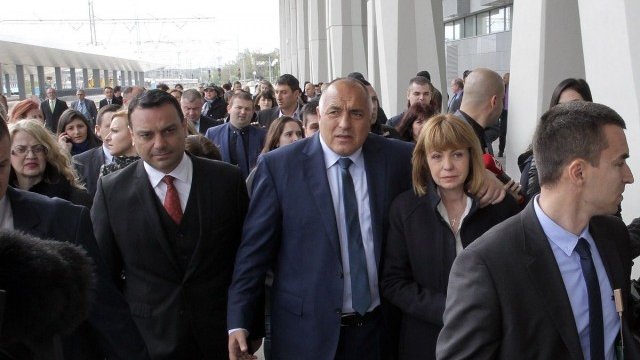 <p style="text-align: justify;">
	Откриването на реновираната Централна гара в София. <em>Снимка: БТА</em></p>
