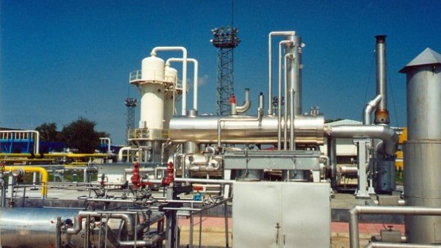 <p>
	Газохранилището в Чирен. Снимка: &quot;<em>Булгартрансгаз</em>&quot;</p>
