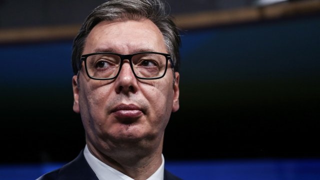 Сръбският президент Александър Вучич. Снимка: Bloomberg L.P.