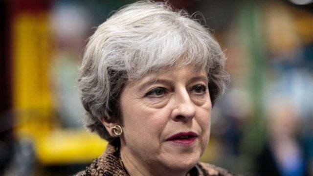 <p>
	Премиерът на Великобритания Тереза Мей. <em>Снимка: Архив Ройтерс</em></p>
