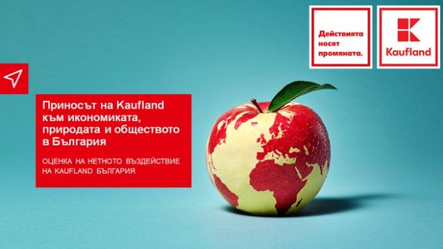 Нетният принос на Kaufland България към обществото възлиза на над 1 млрд. лв.
