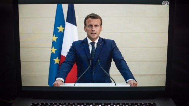 <p>
	Френският президент Еманюел Макрон. <em>Снимка:&nbsp;Tiffany Hagler-Geard/Bloomberg</em></p>
