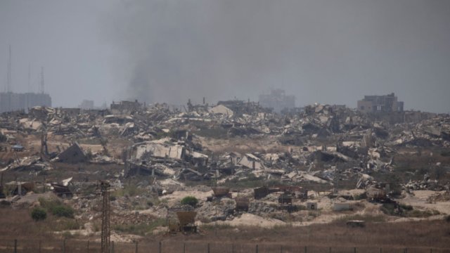 Разрушения в ивицата Газа. Снимка: Amir Levy/Getty Images
