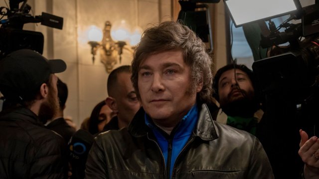 Хавиер Милей. Снимка: Anita Pouchard Serra/Bloomberg