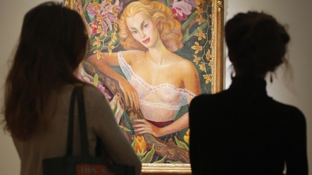<p>
	&quot;Портрет на Линда Крисчън&quot; на мексиканския художник Диего Ривера бе продадена за 578 500 долара. <em>Снимка: Ройтерс</em></p>
