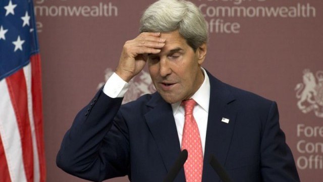 <p>
	Американският държавен секретар Джон Кери. <em>Снимка: Ройтерс</em></p>
