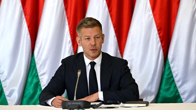 Новият премиер на Унгария Петер Мадяр. Снимка: БГНЕС/EPA/ROBERT HEGEDUS