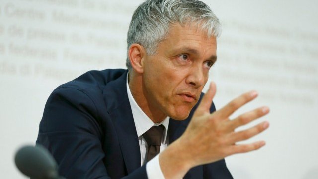 <p>
	Главният прокурор на Швейцария Михаел Лобер. <em>Снимка: Ройтерс</em></p>
