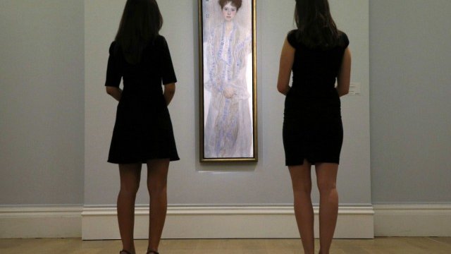 <p>
	&quot;Портрет на Гертруда Лав&quot;. <em>Снимка: Ройтерс</em></p>
