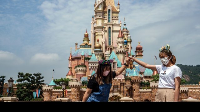 Disnayland в Хонконг. Снимка: Lam Yik/Bloomberg