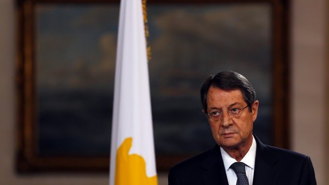 <p style="text-align: justify;">
	Президентът на Кипър Никос Анастасиадис. <em>Снимка: Ройтерс</em></p>
