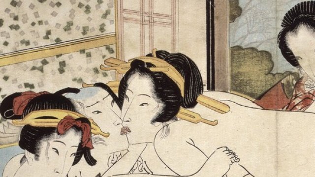 <p>
	Една от еротичните творби. <em>Илюстрация:&nbsp;Sotheby&#39;s Images</em></p>
