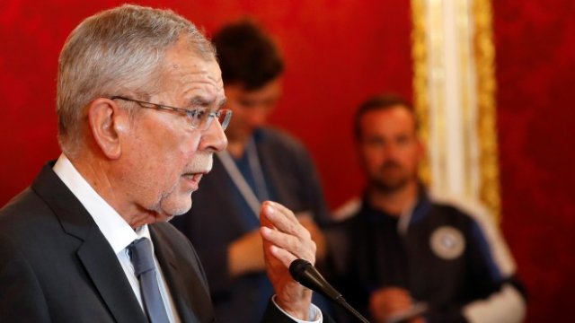 <p>
	Австрийският президент Александър Ван дер Белен. <em>Снимка: Ройтерс</em></p>
