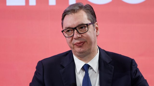 Сръбският държавен глава Александър Вучич. Снимка: Bloomberg L.P.
