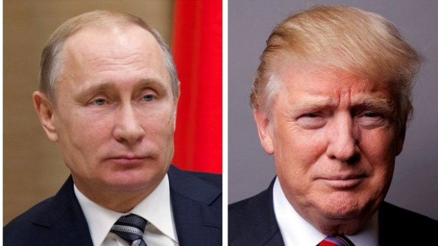 <p>
	Владимир Путин (вляво) и Доналд Тръмп. Колаж: <em>Ройтерс</em></p>
