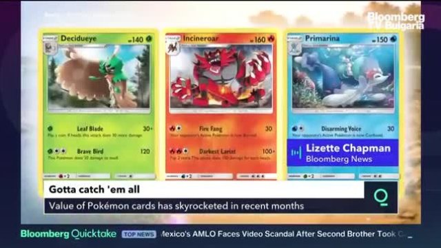 Търговията с картички на Pokémon процъфтява