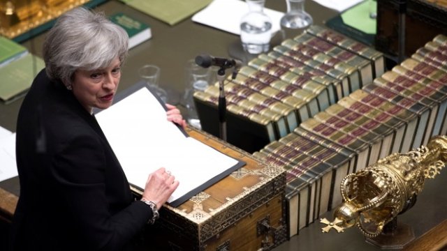 <p>
	Британският премиер Тереза Мей. <em>Снимка: Ройтерс</em></p>
