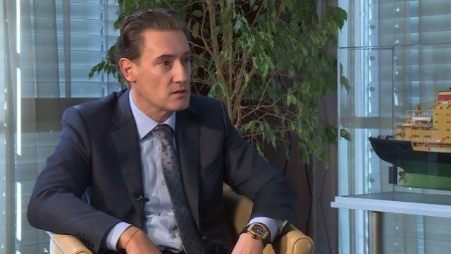 <p>
	Кирил Домусчиев. <em>Снимка: Bloomberg TV Bulgaria</em></p>
