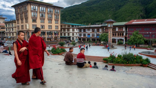 Изглед от столицата Тхимпху. Снимка: Sergi Reboredo/VW Pics/Universal Images Group via Getty Images