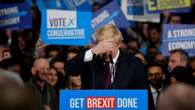 <p>
	Британският премиер Борис Джонсън. <em>Снимка: Ройтерс</em></p>
