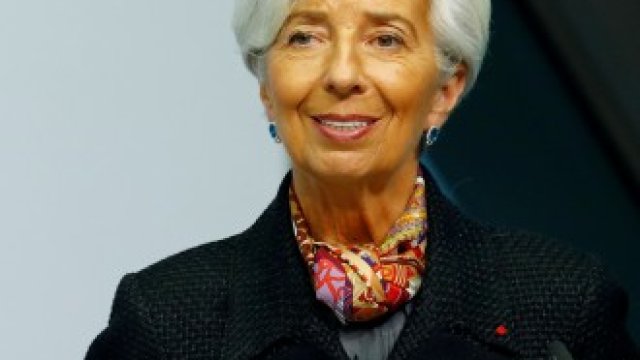 <p>
	Управителят на ЕЦБ Кристин Лагард.<em> Снимка: Ройтерс</em></p>
