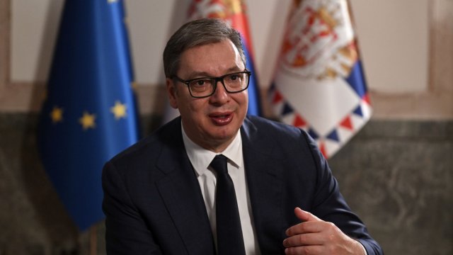 Президентът на Сърбия Александър Вучич. Снимка: Bloomberg LP